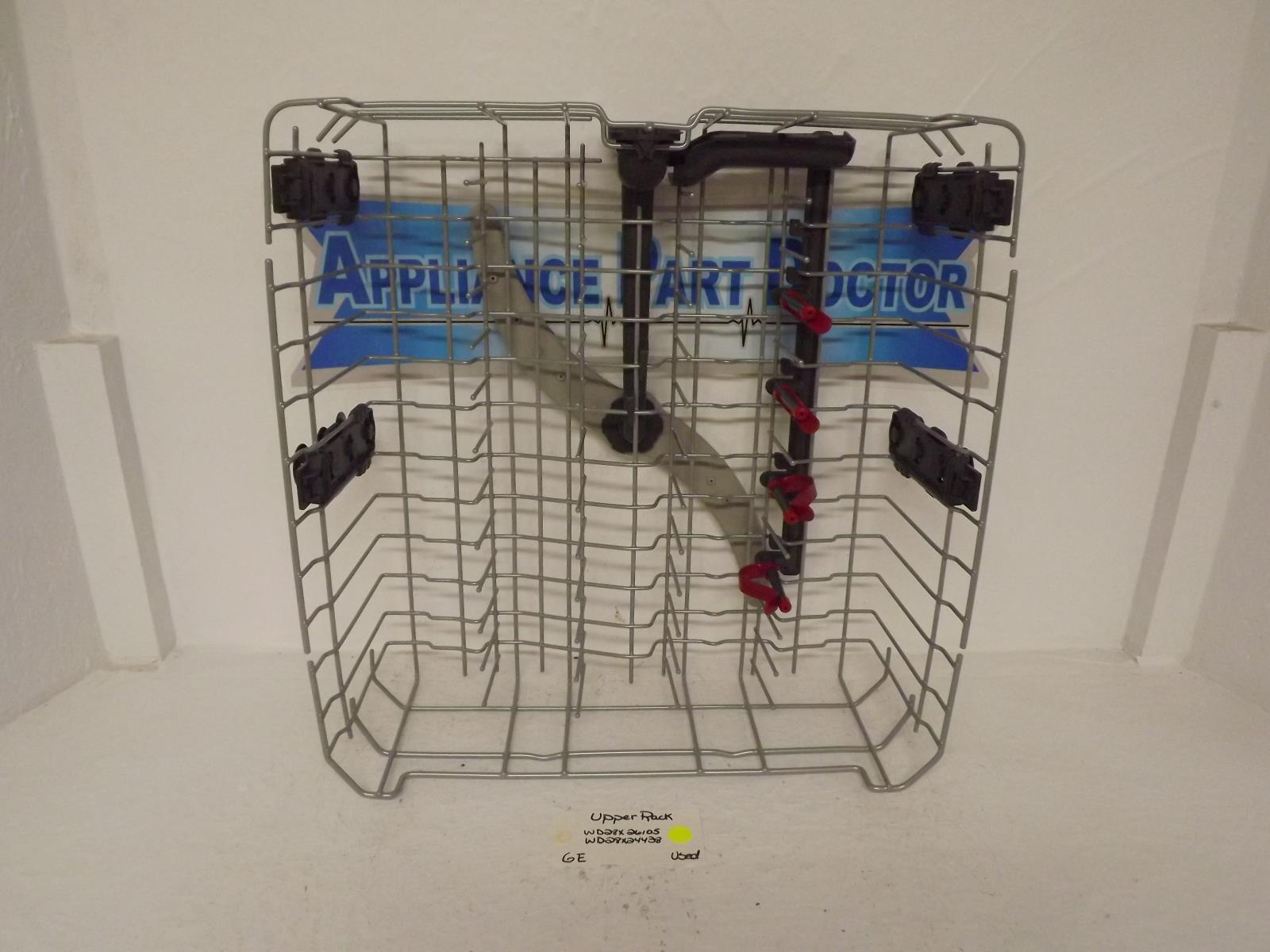 GE Dishwasher WD28X26105 WD28X24438 Upper Rack Used GE Dishwasher WD28X26105 WD28X24438 Upper Rack Used